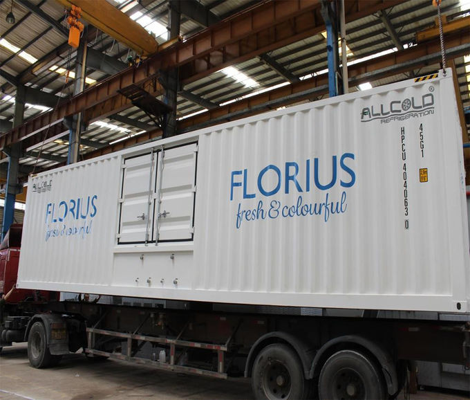 4 منصات R404A  Compressor Flower Vacuum Cooler 72KW 3