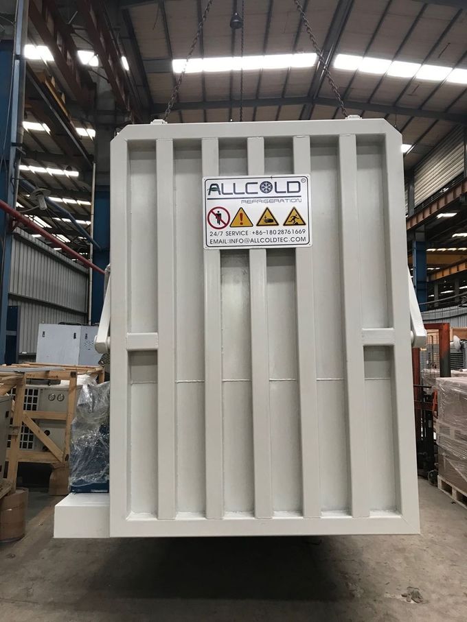 2 منصات R404A 39KW فراغ آلة التبريد بيتزر ضاغط 1