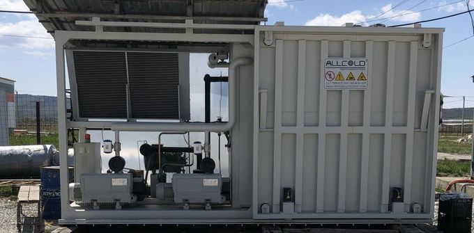 التحكم PLC  ضاغط الخس فراغ المبرد R404a 1