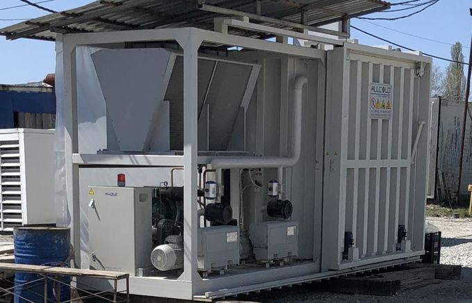 التحكم PLC  ضاغط الخس فراغ المبرد R404a 2
