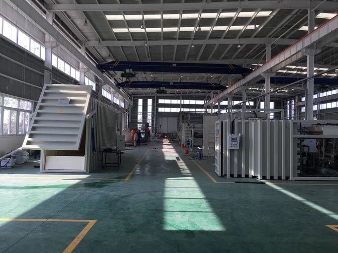 72KW R404A PLC حاوية التحكم الغرفة الباردة مع مبرد الفراغ 1