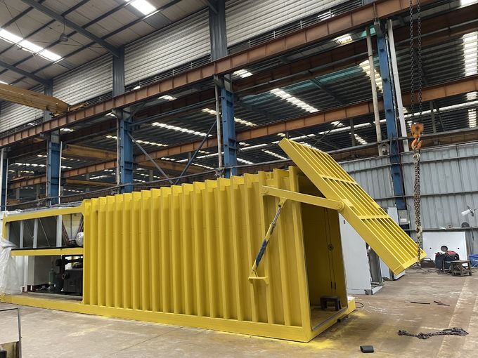 PLC Control 72KW فراغ آلة التبريد فراغ برودة للخضروات / الزهور / الفطر 0