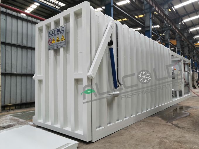 SGS R404A ضاغط  Vegetable Hydro Cooler PLC 1